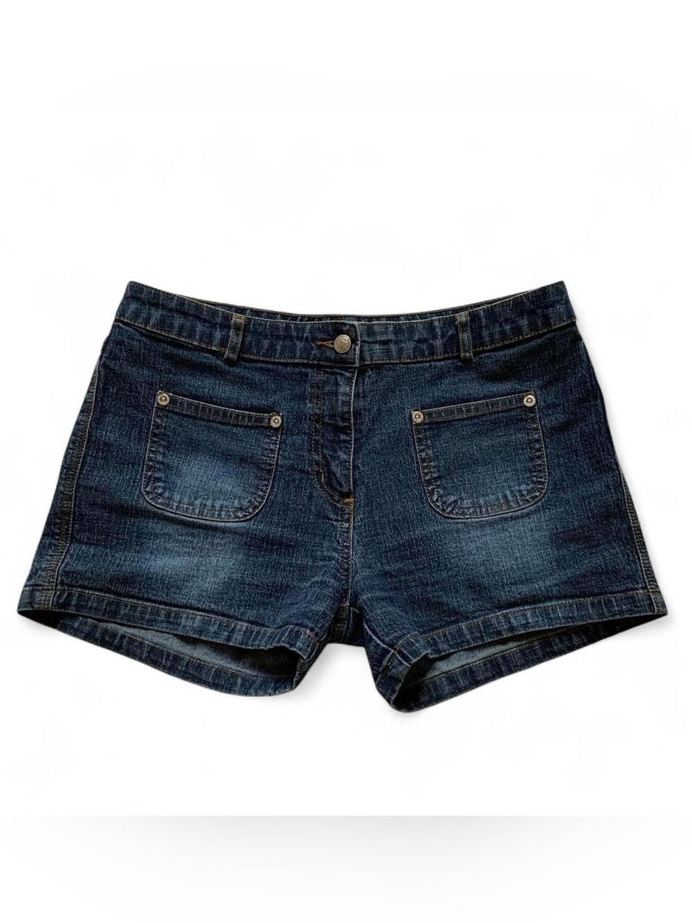 Y2K Point Zero Low Waisted Denim Jean Shorts Size 7